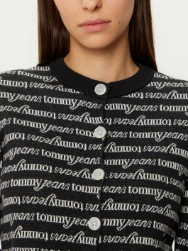 nahlad Tommy Jeans dámsky čierny sveter