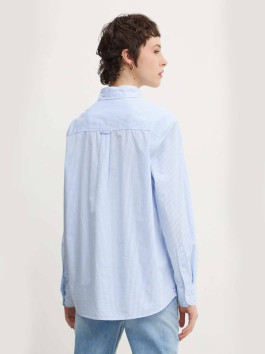 nahlad Tommy Jeans dámska modro-biela košeľa 