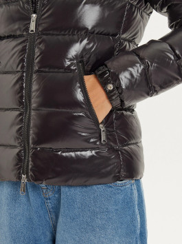 nahlad Tommy Jeans dámska čierna bunda