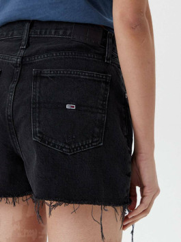 nahlad Tommy Jeans dámske čierne džínsové šortky