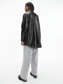 nahlad Calvin Klein dámska čierna oversized košeľa