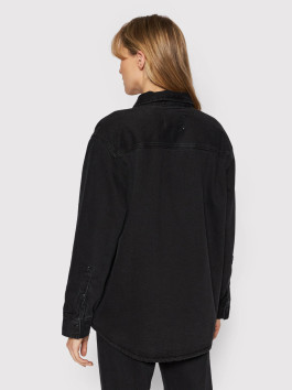 nahlad Calvin Klein dámska čierna džínsová bunda