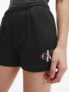 nahlad Calvin Klein dámske čierne teplákové šortky
