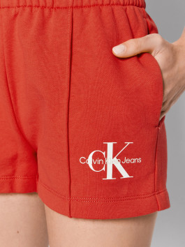 nahlad Calvin Klein dámske červené teplákové šortky