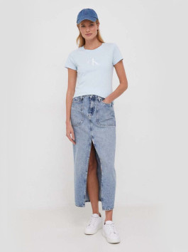 nahlad Calvin Klein dámske svetlo modré tričko
