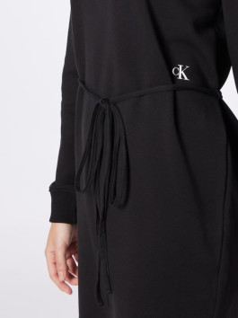 nahlad Calvin Klein dámske čierne teplákové šaty