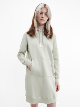 nahlad Calvin Klein dámske zelené mikinové šaty
