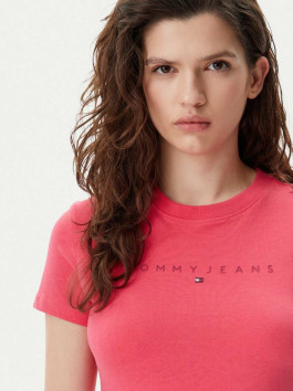 nahlad Tommy Jeans dámske ružové tričko