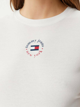 nahlad Tommy Jeans dámske biele tričko