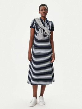 nahlad Tommy Jeans dámske pruhované polo šaty