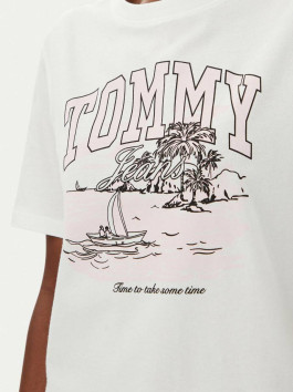 nahlad Tommy Jeans dámske biele tričko