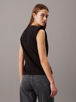 nahlad Calvin Klein dámske čierne tričko