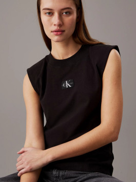 nahlad Calvin Klein dámske čierne tričko