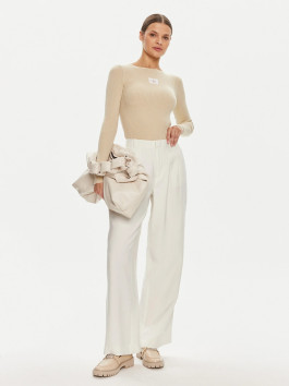 nahlad Calvin Klein dámske béžové nohavice