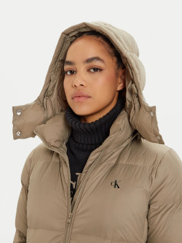 nahlad Calvin Klein dámska zelenohnedá bunda