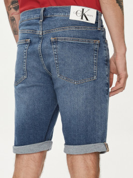 nahlad Calvin Klein pánske modré džínsové šortky