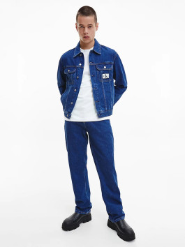 nahlad Calvin Klein pánska modrá džínsová bunda