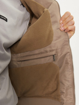 nahlad Calvin Klein pánska zelenohnedá bunda bomber