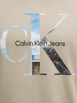 nahlad Calvin Klein pánske béžové tričko
