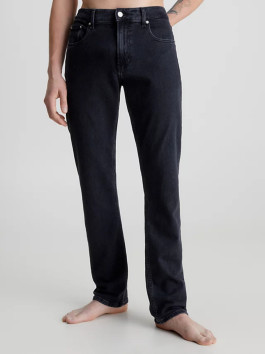 nahlad Calvin Klein pánske čierne džínsy AUTHENTIC STRAIGHT