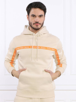 nahlad Calvin Klein pánska béžová mikina