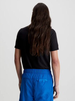 nahlad Calvin Klein pánske čierne tričko LOGO TAB