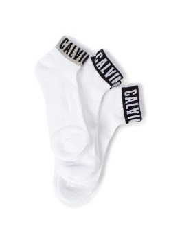nahlad Calvin Klein pánske biele ponožky 3 pack