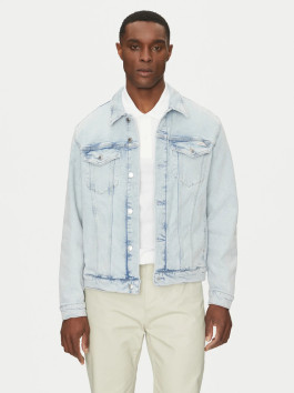 nahlad Calvin Klein pánska modrá džínsová bunda