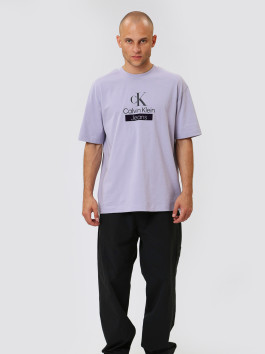 nahlad Calvin Klein pánske fialové tričko