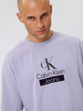 nahlad Calvin Klein pánske fialové tričko