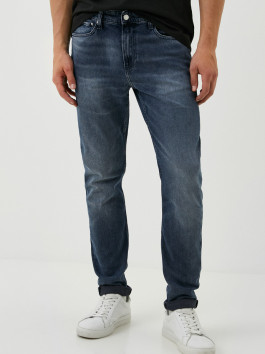 nahlad Calvin Klein pánske modré džínsy Slim Taper