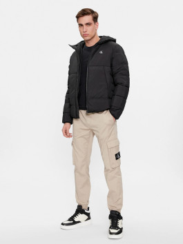 nahlad Calvin Klein pánske béžové cargo nohavice