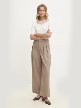 nahlad Calvin Klein dámske béžové nohavice