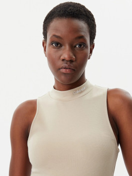 nahlad Calvin Klein dámske béžové šaty