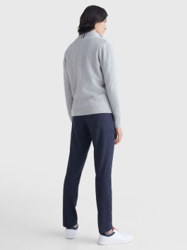 nahlad Tommy Hilfiger pánsky šedý sveter