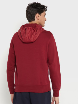 nahlad Tommy Hilfiger pánska vínová mikina