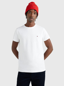 nahlad Tommy Hilfiger pánske biele tričko Slim