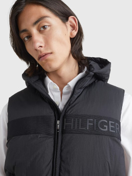 nahlad Tommy Hilfiger pánska čierna vesta