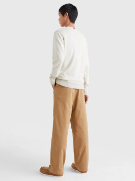 nahlad Tommy Hilfiger pánsky béžový sveter