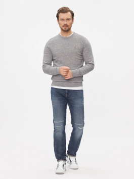 nahlad Tommy Hilfiger pánsky šedý sveter