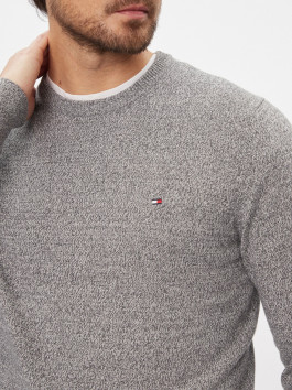 nahlad Tommy Hilfiger pánsky šedý sveter