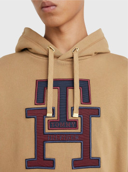 nahlad Tommy Hilfiger pánska hnedá mikina