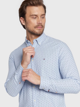 nahlad Tommy Hilfiger pánska modrá košeľa
