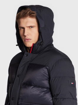 nahlad Tommy Hilfiger pánska tmavo modrá bunda