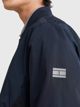 nahlad Tommy Hilfiger pánska tmavomodrá bunda