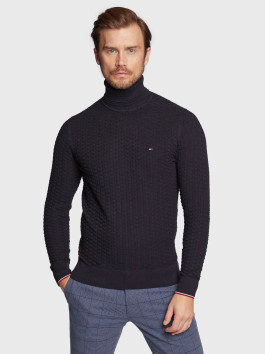 nahlad Tommy Hilfiger pánsky tmavomodrý rolák