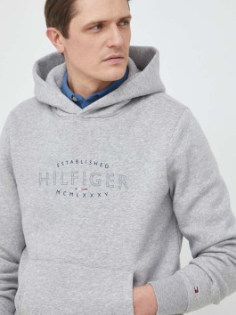 nahlad Tommy Hilfiger pánska šedá mikina