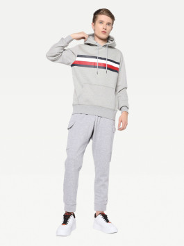 nahlad Tommy Hilfiger pánska šedá mikina