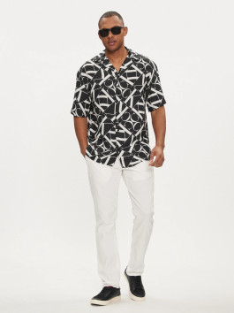 nahlad Calvin Klein pánska čiernobiela košeľa