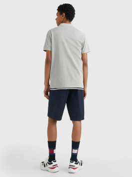 nahlad Tommy Hilfiger pánske šedé polo tričko